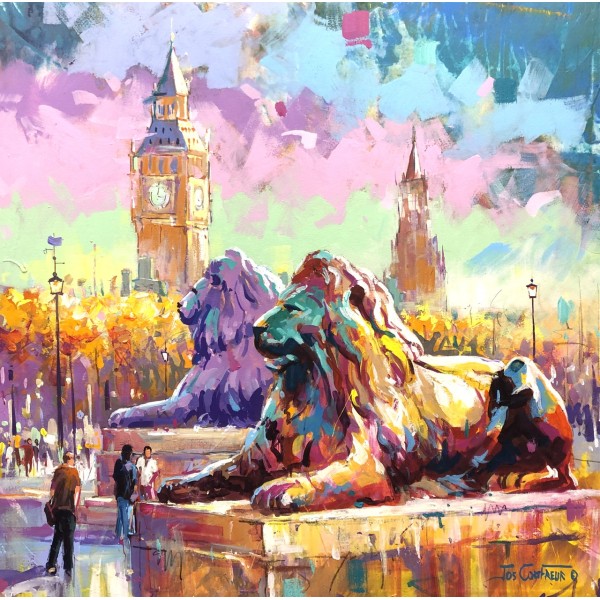 Trafalgar Square Lions - London 