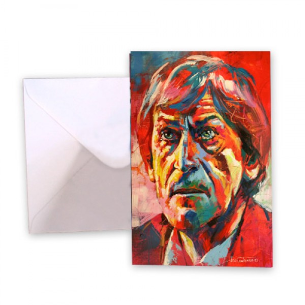 Dr Who 2 Patrick Troughton Greeting Card