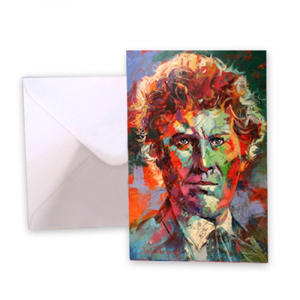 Dr Who 6 Colin Baker Greeting Card