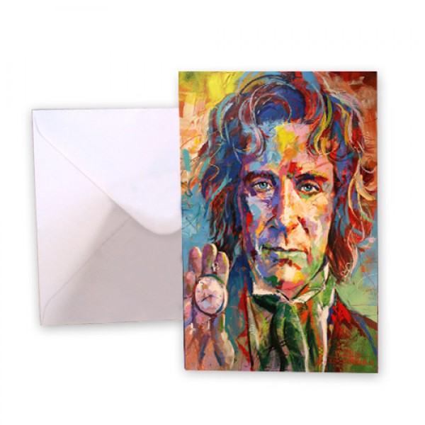 Dr Who 8 Paul McGann Greeting Card